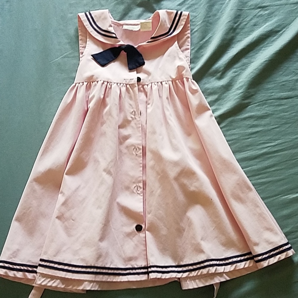 Pink sailor dress
